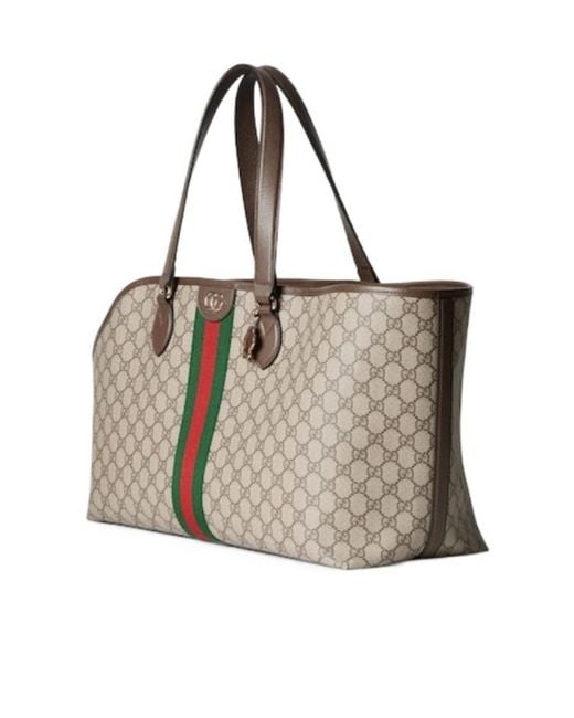 Gucci Natural Gg Monogram Medium Pet Tote Bag