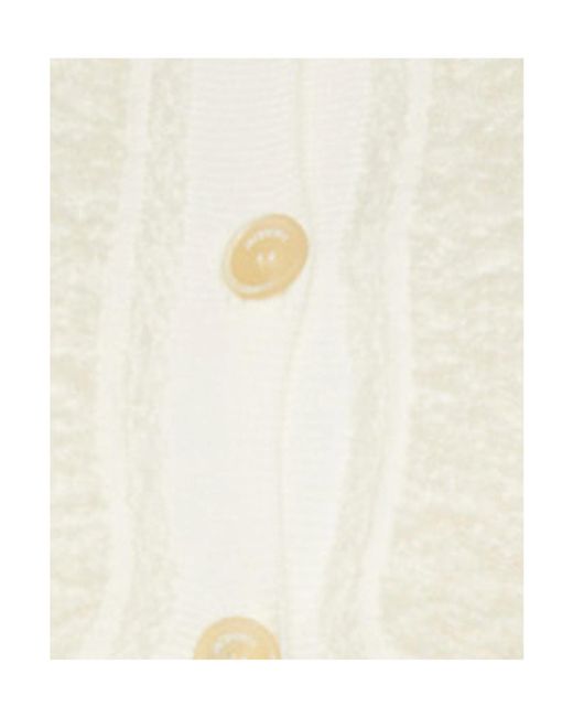 Jacquemus White Solid Color Cardigans