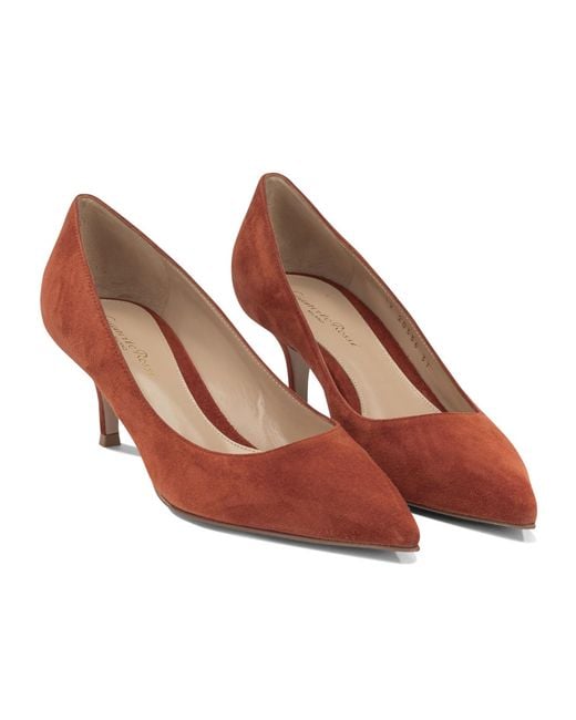 Gianvito Rossi Brown Pointed-Toe High Heels