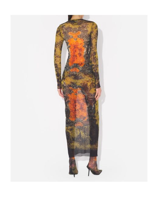Jean Paul Gaultier Red The Long Fire Dress