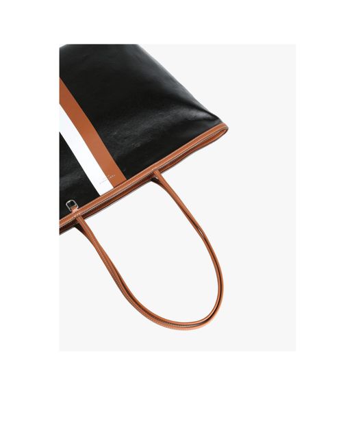 Tory Burch Black Large Racer Tote Bag