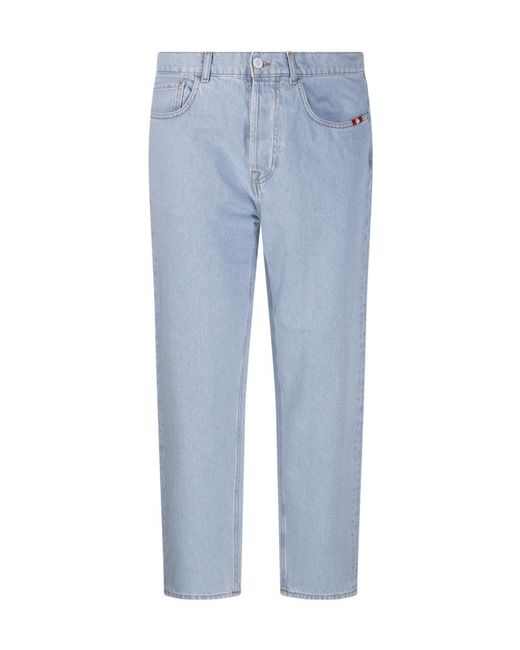 AMISH Blue Jeremiah Carrot-Fit Jeans for men