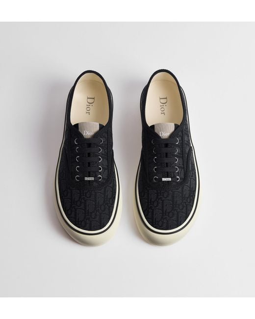 Dior Black Homme Saltwind Low-Top Sneakers for men