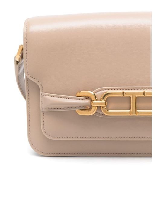 Tom Ford Natural Medium Whitney Shoulder Bag