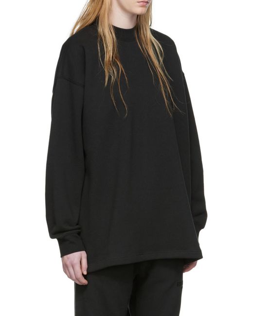 Fear Of God Black Logo-Print Sweatshirt for men