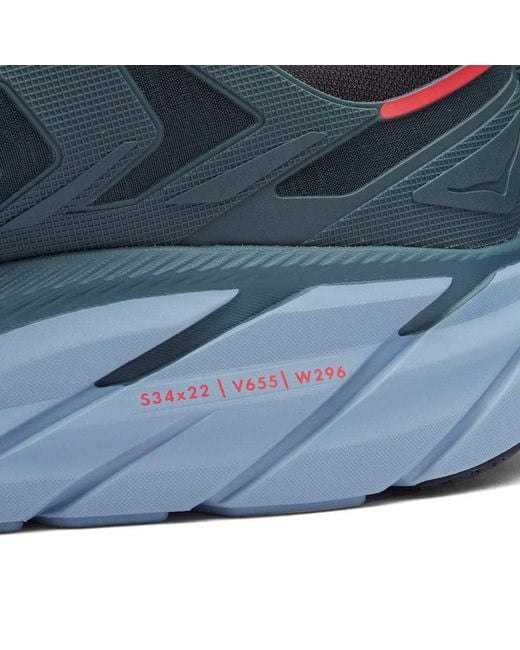 Hoka One One Blue Low-Top Sports Shoes for men