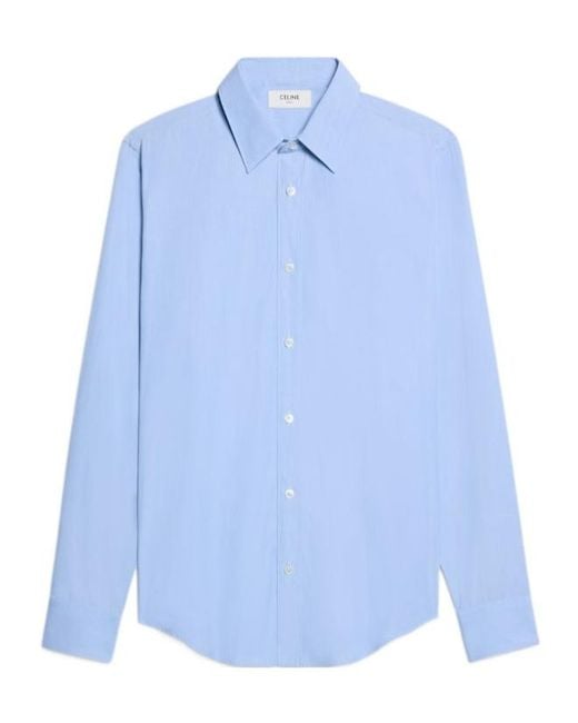 Céline Blue Classic Shirt for men