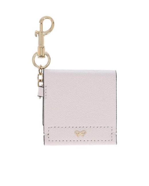 Anya Hindmarch White Book Match Charm Wallet