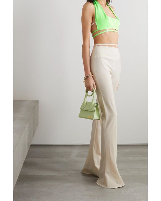 Jacquemus Green Limao Neck Short Sling