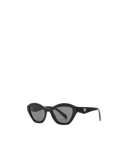 Prada White Cat-Eye Sunglasses