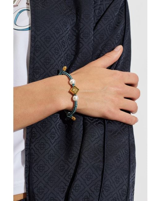 Casablanca Multicolor Logo Bracelet for men