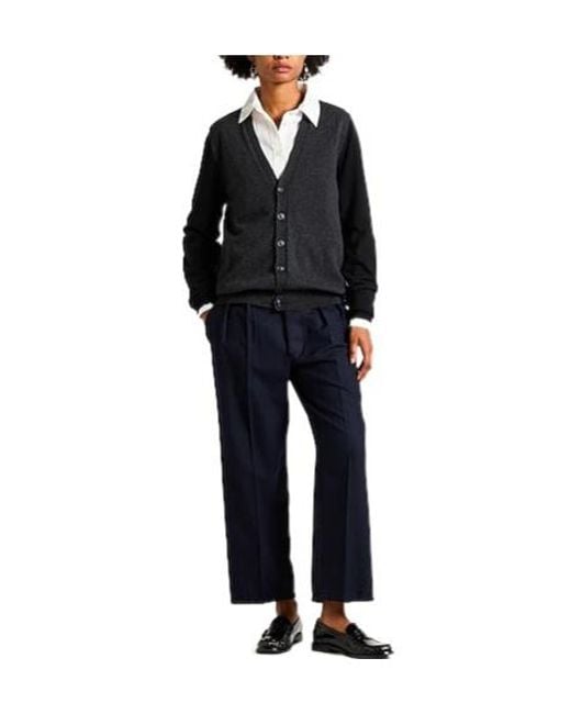 Maison Margiela Black Long Sleeve Cardigans