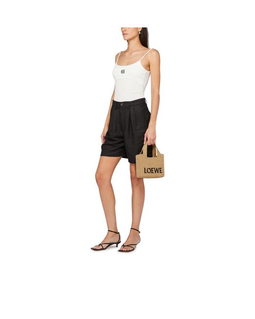 Loewe Natural Font Tote Logo Tote Bag