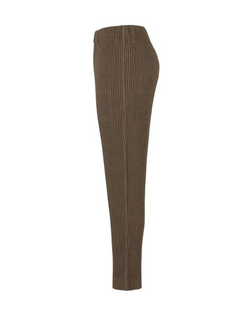 Homme Plissé Issey Miyake Gray Pleated Casual Pants for men
