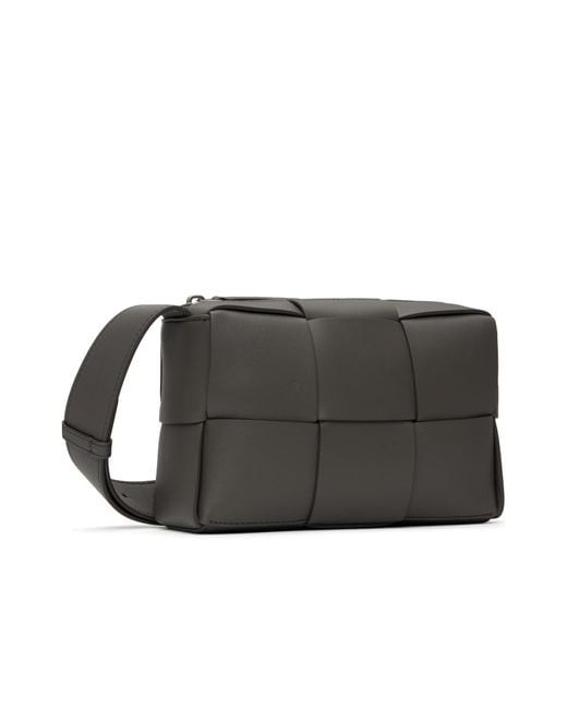 Bottega Veneta Black Zippered Shoulder Bag for men