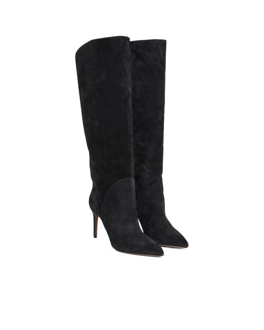 Paris Texas Black Gaia Pointed-Toe Boots