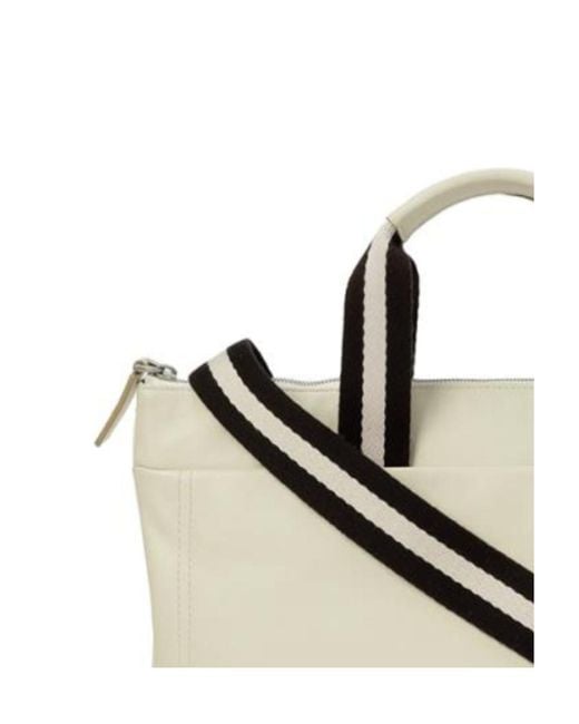 Bally Natural Logo Patch Shoulder Bag for men