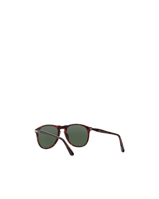 Persol Green Round Frame Sunglasses