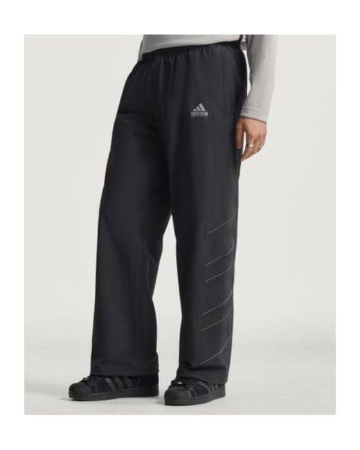 Adidas Originals Black Eqt Football Track Tracksuit Bottoms for men
