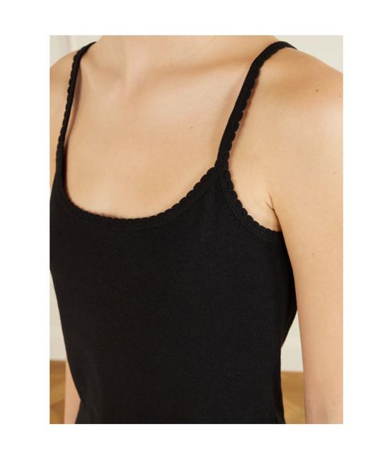 The Row Black Crew Neck Vest