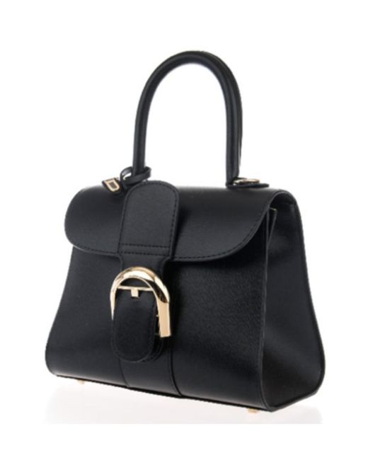 Delvaux Black Mini Brillant Shoulder Bag