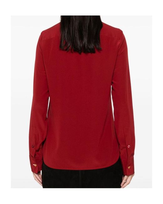 Stella McCartney Red Buttoned Shirt