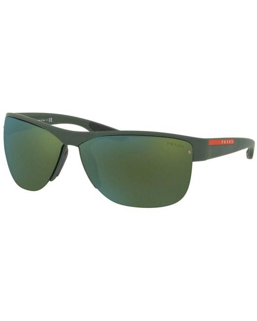 Prada Green Logo Sunglasses for men