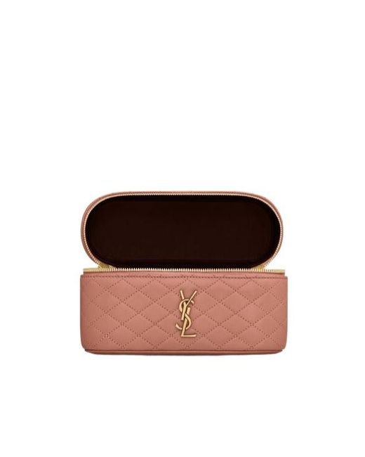 Saint Laurent Pink Gaby Vanity Bag