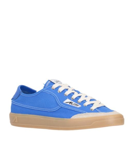 Autry Blue Windscape Panelled Sneakers for men