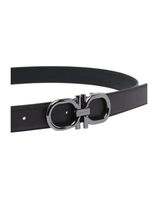 Ferragamo White Ferragamo Logo-Engraved Buckle Belt for men