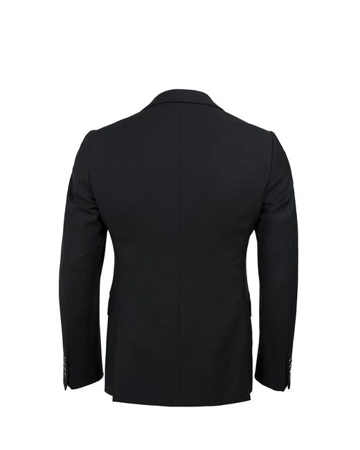 Armani Collezioni Blue Logo Blazer for men