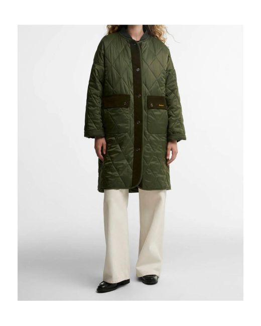 Barbour Green Dunswell Quilted Jacket
