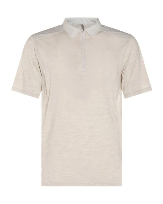 Veilance White Frame Polo Shirt Ss for men