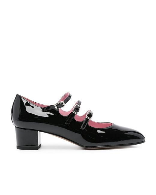 CAREL PARIS Black High-Heeled Mary Jane Shoes