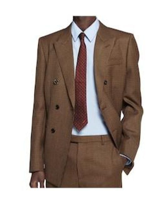 Gucci Brown Horsebit Detailed Tie for men