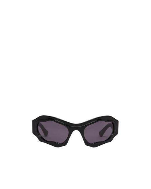 Kuboraum Multicolor Cat Eye Frame Sunglasses for men