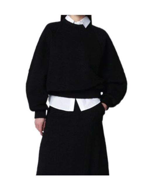 Dries Van Noten Black Viscose-Blend Sweatshirt
