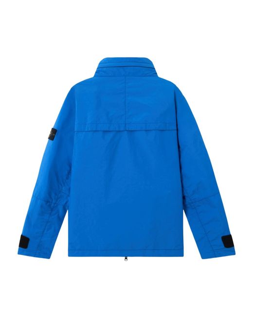 Stone Island Blue Metal Lamina Ripstop Jacket for men