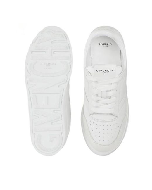 Givenchy White Yard Lace-Up Sneakers for men