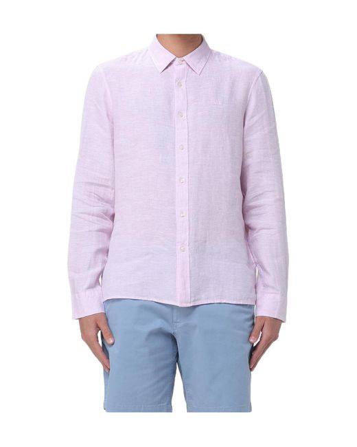 Michael Kors Purple Long-Sleeved Shirt for men
