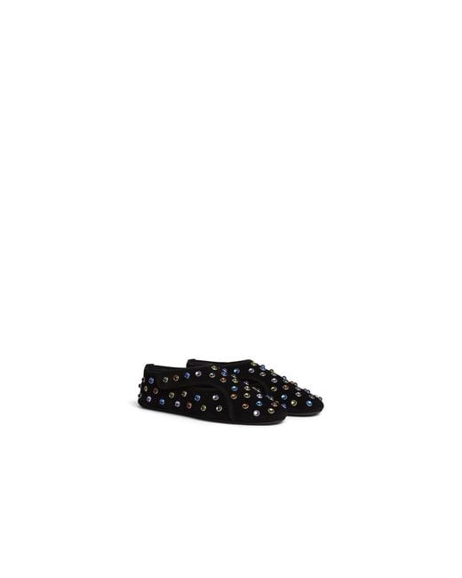 Alaïa Black Flex Flats