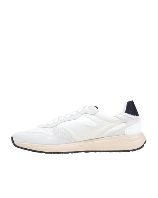 Guess White Lace-Up Sneakers for men
