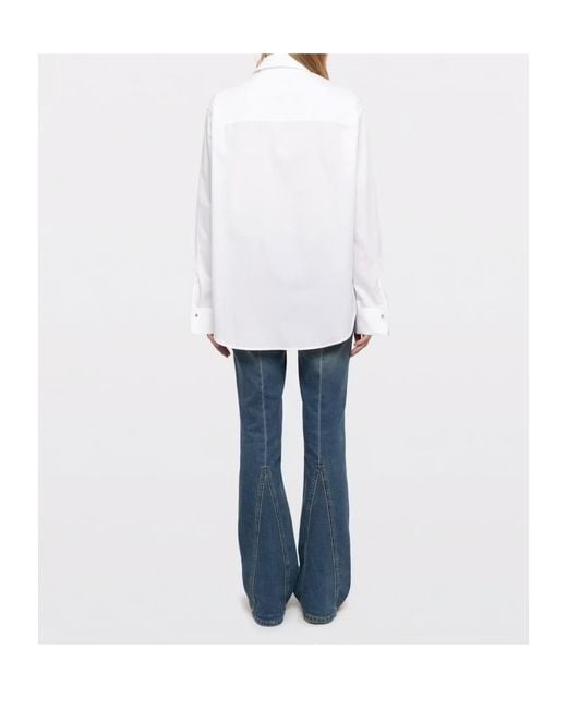 Zadig & Voltaire White Straight-Cut Shirt