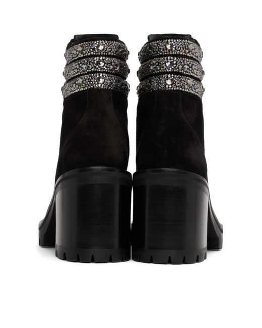 Jimmy Choo Black Esche 65 Ankle Short Boots