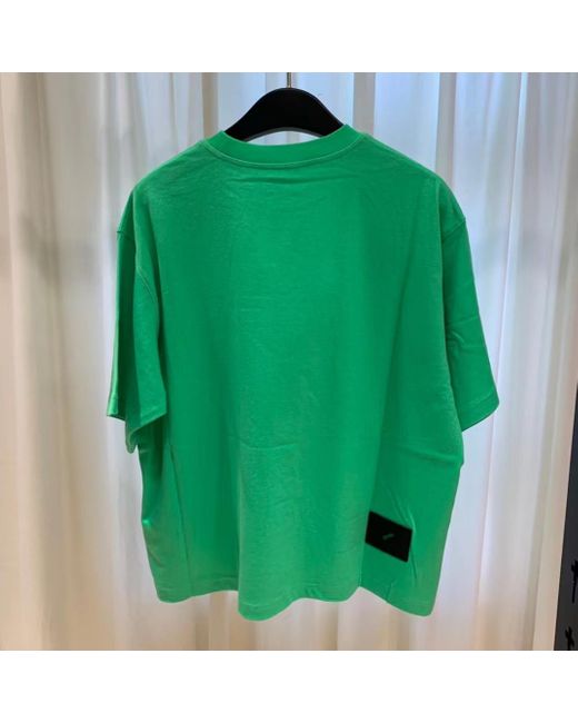 we11done Green Sequin-Embellished Oversized T-Shirt for men
