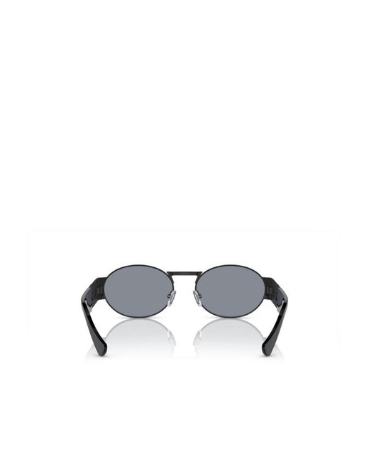 Versace White Eyewear Oval Frame Sunglasses for men
