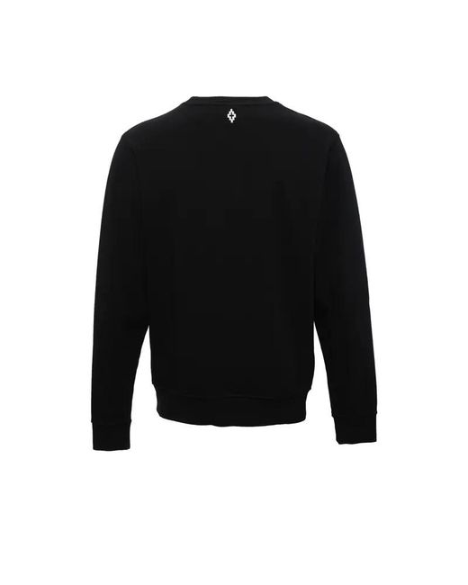 Marcelo Burlon Black Printed Pattern Sweater for men