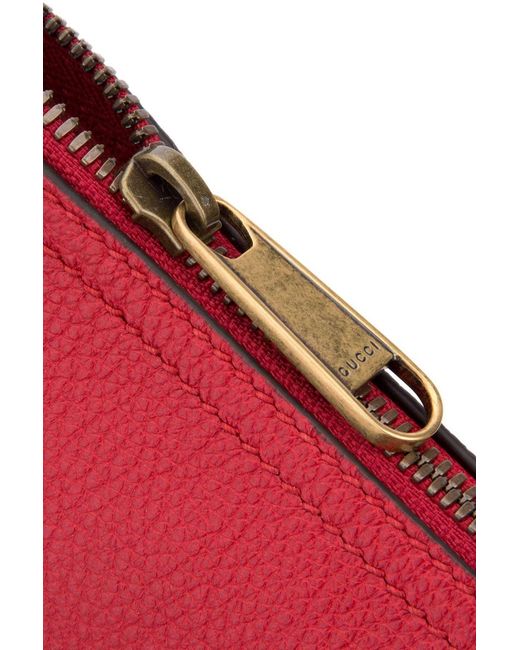 Gucci Red Medium Logo Printed Handbag for men