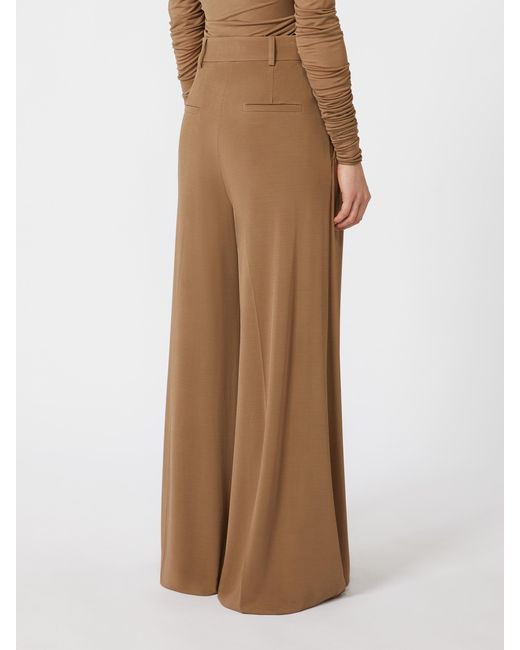 Max Mara Brown Palanca Pleated Pants