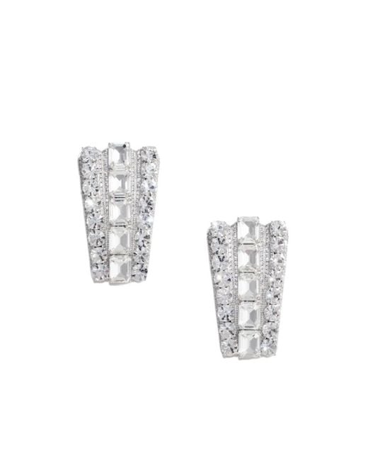 Self-Portrait Metallic Multi Embellished Earrings